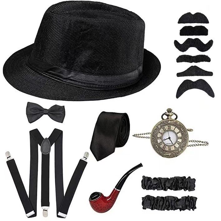 Men'S Accessories In The 1920S - Jaren 1920 Heren Gatsby Gangster Kostuum
