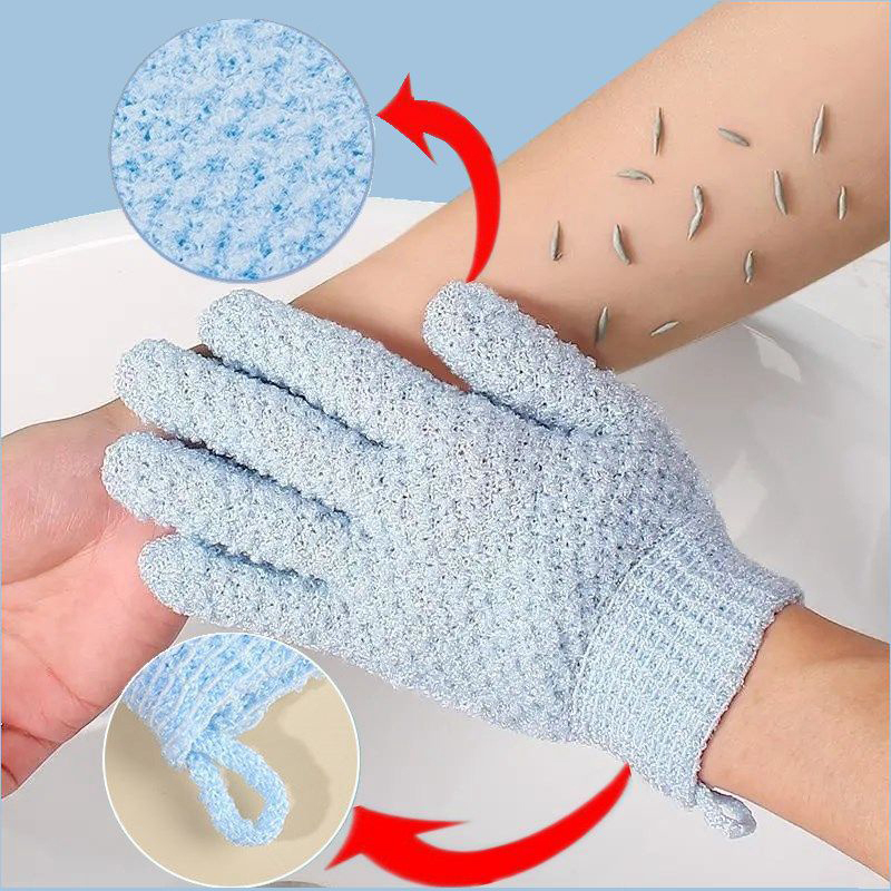 Men'S Accessories Types - 2-delige exfoliërende badhandschoenenset voor douche Diep