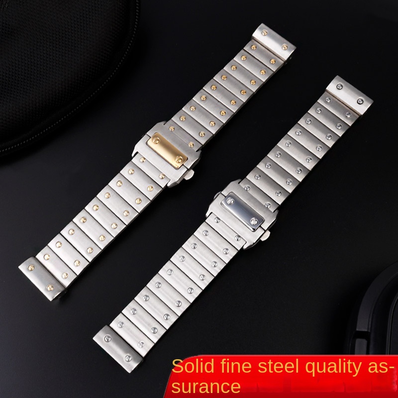 Men'S Accessories Cartier - Stevige horlogeband van roestvrij staal voor