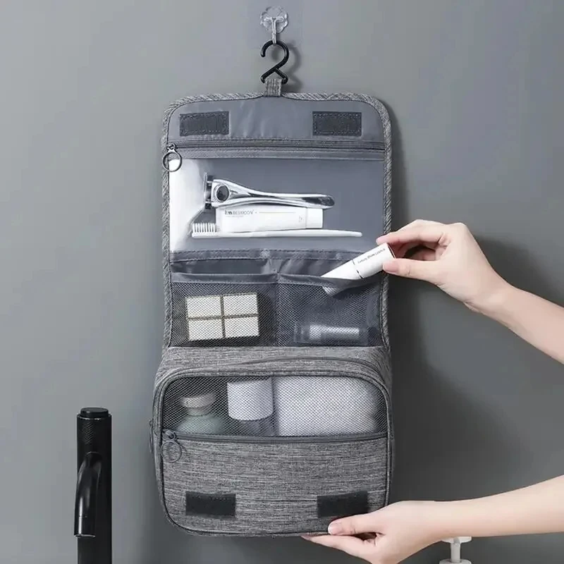 Travel Organizer Men - Waterdichte Oxford reistas voor toiletartikelen, draagbare