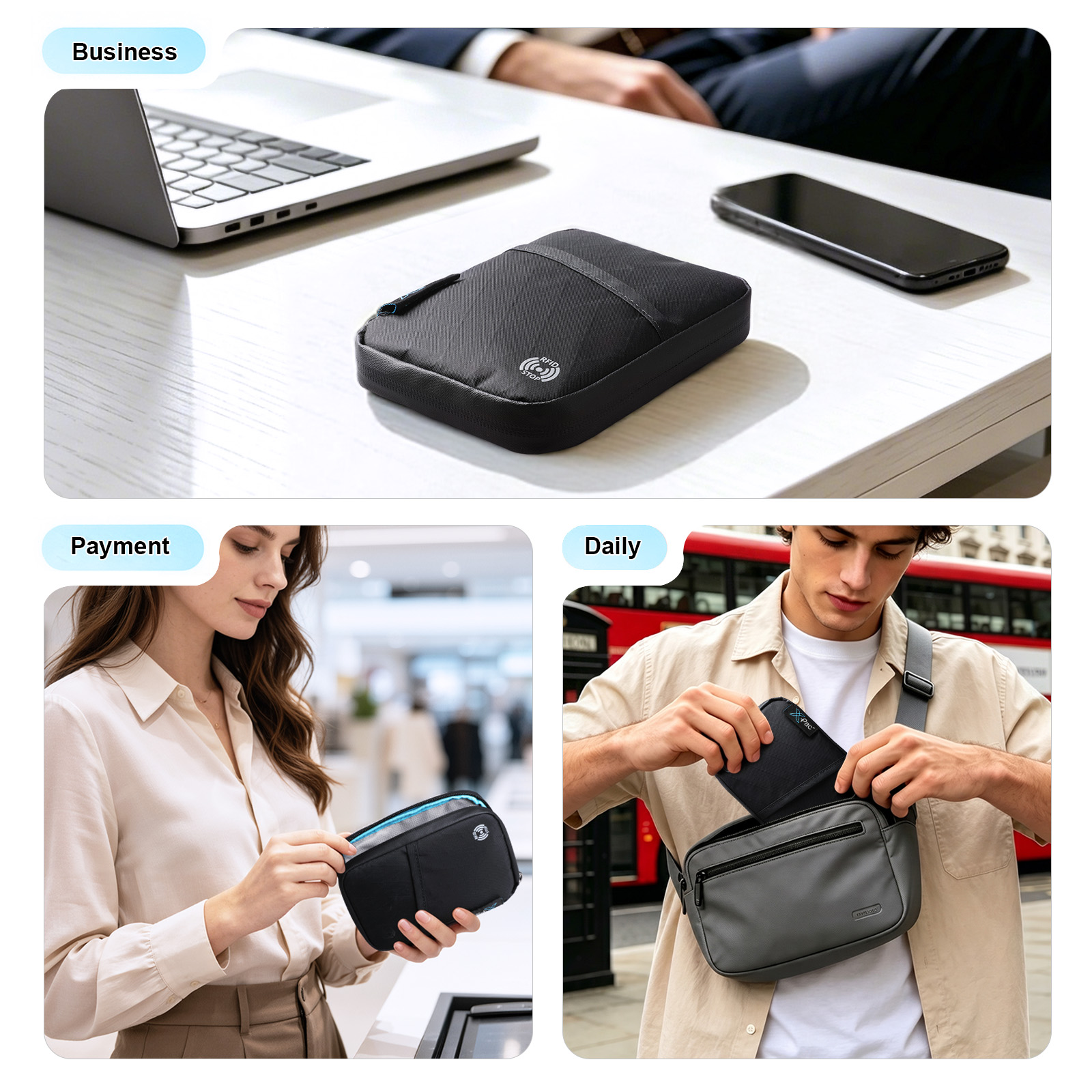 HcanKcan Mini Anti-diefstal Pa - Travel Organizer Men recensie en prijs
