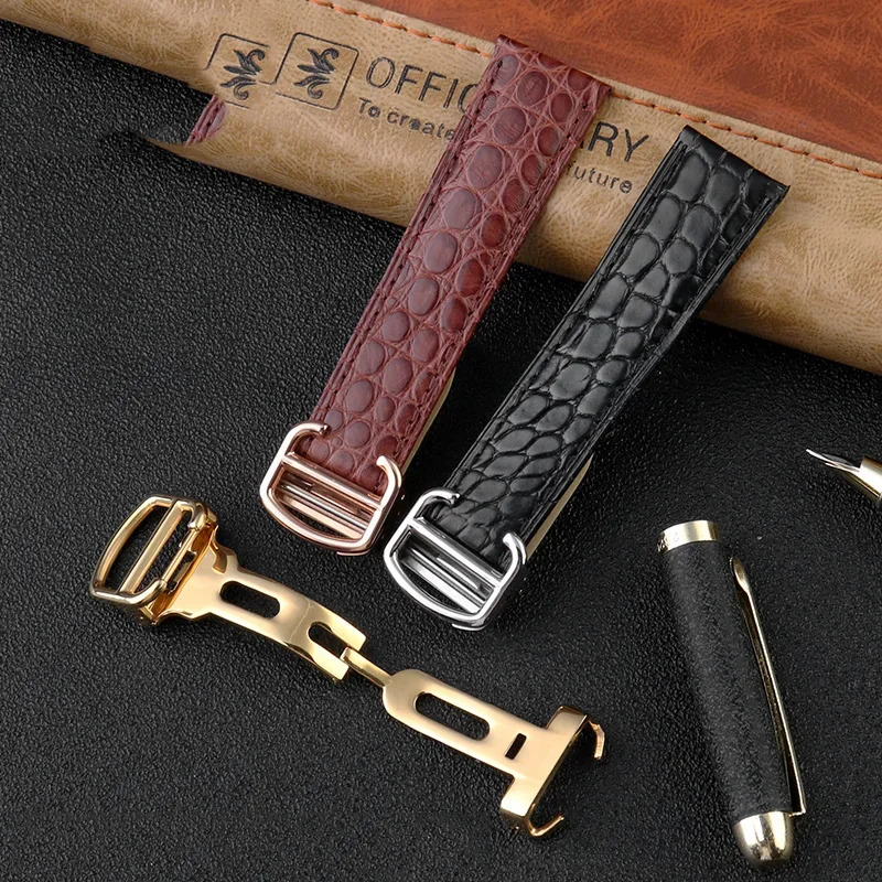 Krokodil Horlogeband 16 18 20  - Men'S Accessories London recensie en prijs
